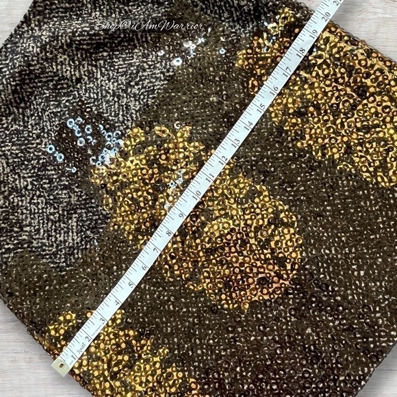 Oscar de la Renta RARE Fall 2008 runway chocolate sequin wool pencil skirt - Picture 10 of 13